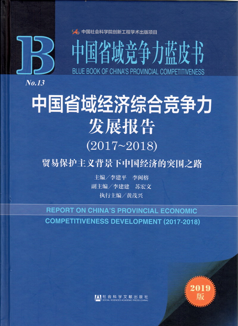 黑丝美女操逼免费观看中国省域经济综合竞争力发展报告（2017-2018）